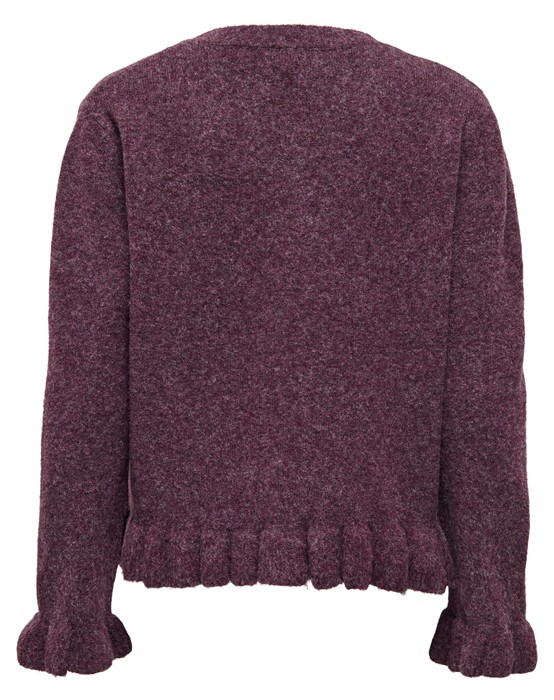 OnlRima Life Fril Button Cardigan